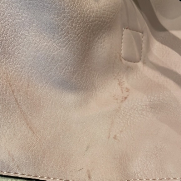 NWOT - Pastel green/purple/pink soft vegan leather purpose with accessory bag - Picture 11 of 13